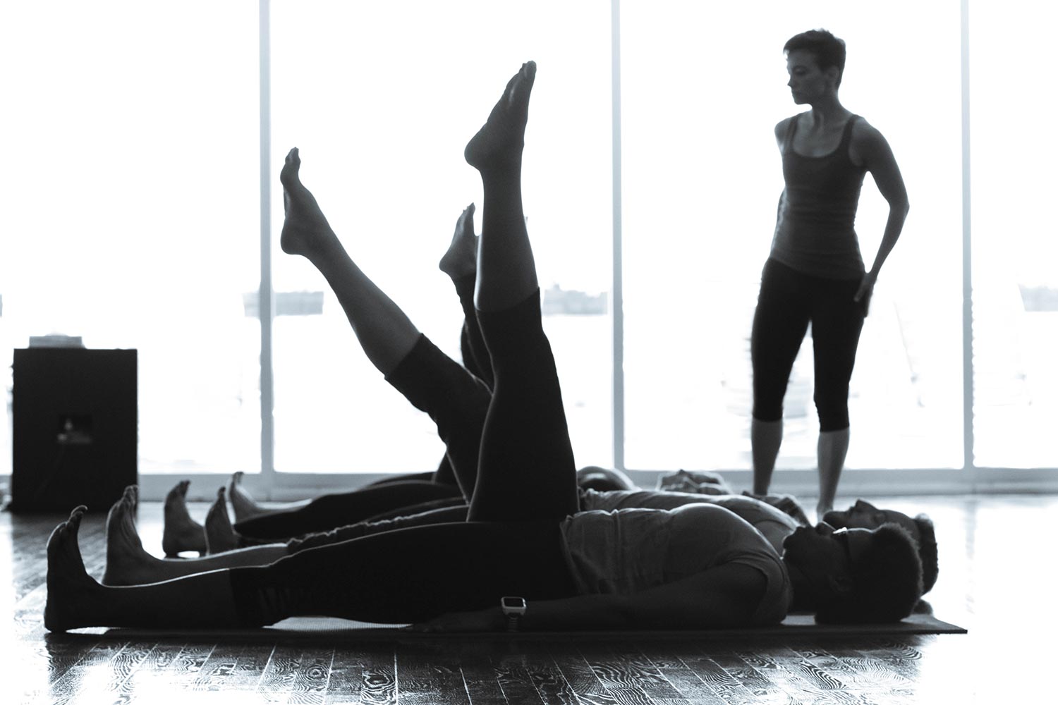 Group Pilates class at FFC.