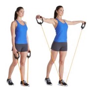 Travel workout with resistance band