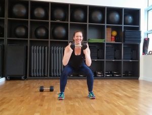 Lateral squats lower body workout