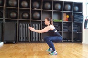 Jumping squats lower body workout