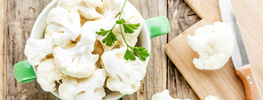 Try this recipe: cauliflower mash with yukon potatoes - low calorie