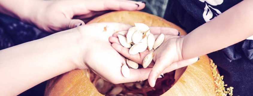 A guide to successfully managing expectations while carving pumpkins with toddlers