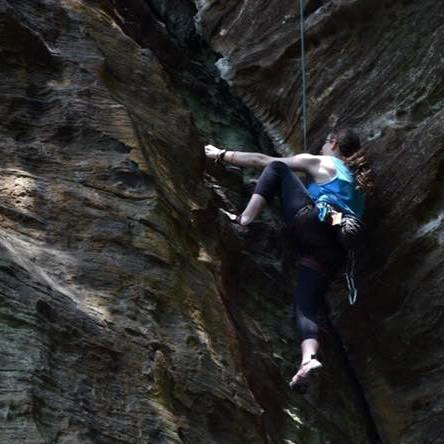 Amy Brown indoor rock climbing in Chicago benefits