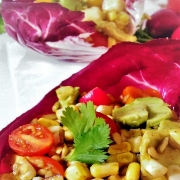 Easy-Lettuce-Wraps-Egyptian-Spiced-Corn-Avocado-Radish-Salad-Chicago-Nutrition-Recipe-Easy Easy lettuce wraps: Egyptian Spiced salad with corn, avocado and radish