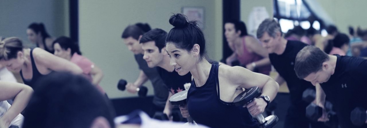 Residential Building Offer Group Fitness Class at FFC