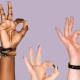 Image of hands giving the okay sign
