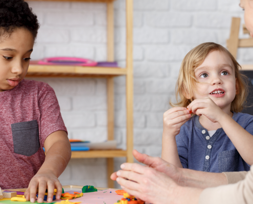 Children playing at daycare Kids Club