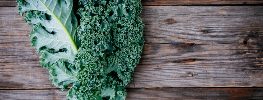 kale bunch on a table