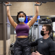 Krys Rollins performing a pull up