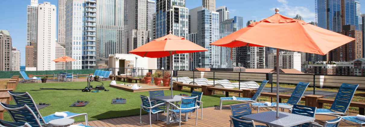 FFC Gold Coast Rooftop Turf and Sun Tanning Area