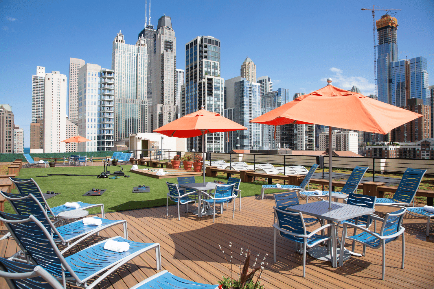 FFC Gold Coast Rooftop Turf and Sun Tanning Area