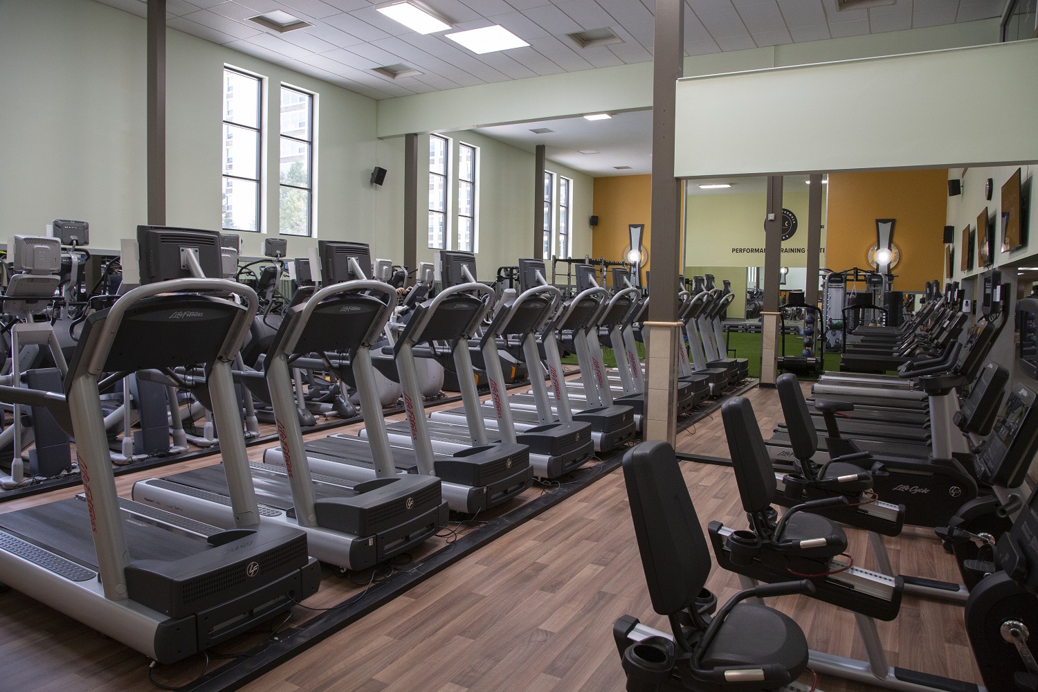 Photo of the FFC Old Town cardio machines,