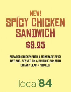 Spicy Chicken Sandwich Now At FFC