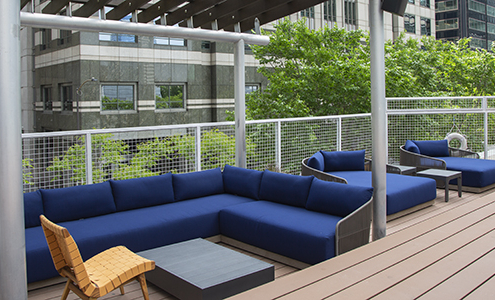 Cabana at West Loop pool