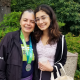 FFC Member Renu Kulkarni standing outside with her daughter.