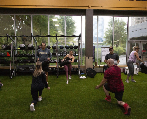 Photo of the West Loop Faction small group training class.