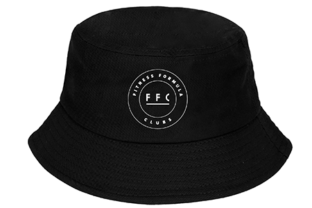 black FFC logo'd bucket hat