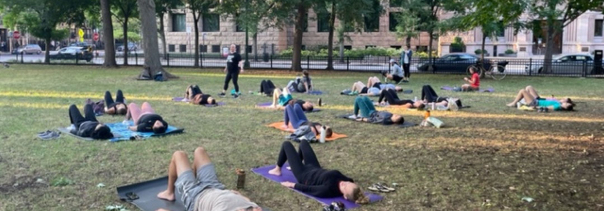 Pilates In The Park at Washington Square Park