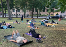 Pilates In The Park at Washington Square Park