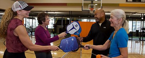 Pickleball play at FFC