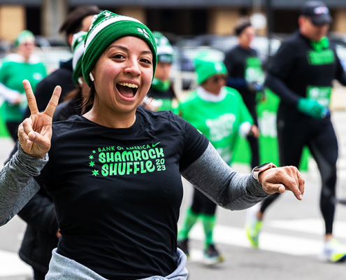 Shamrock shuffle Chicago participant