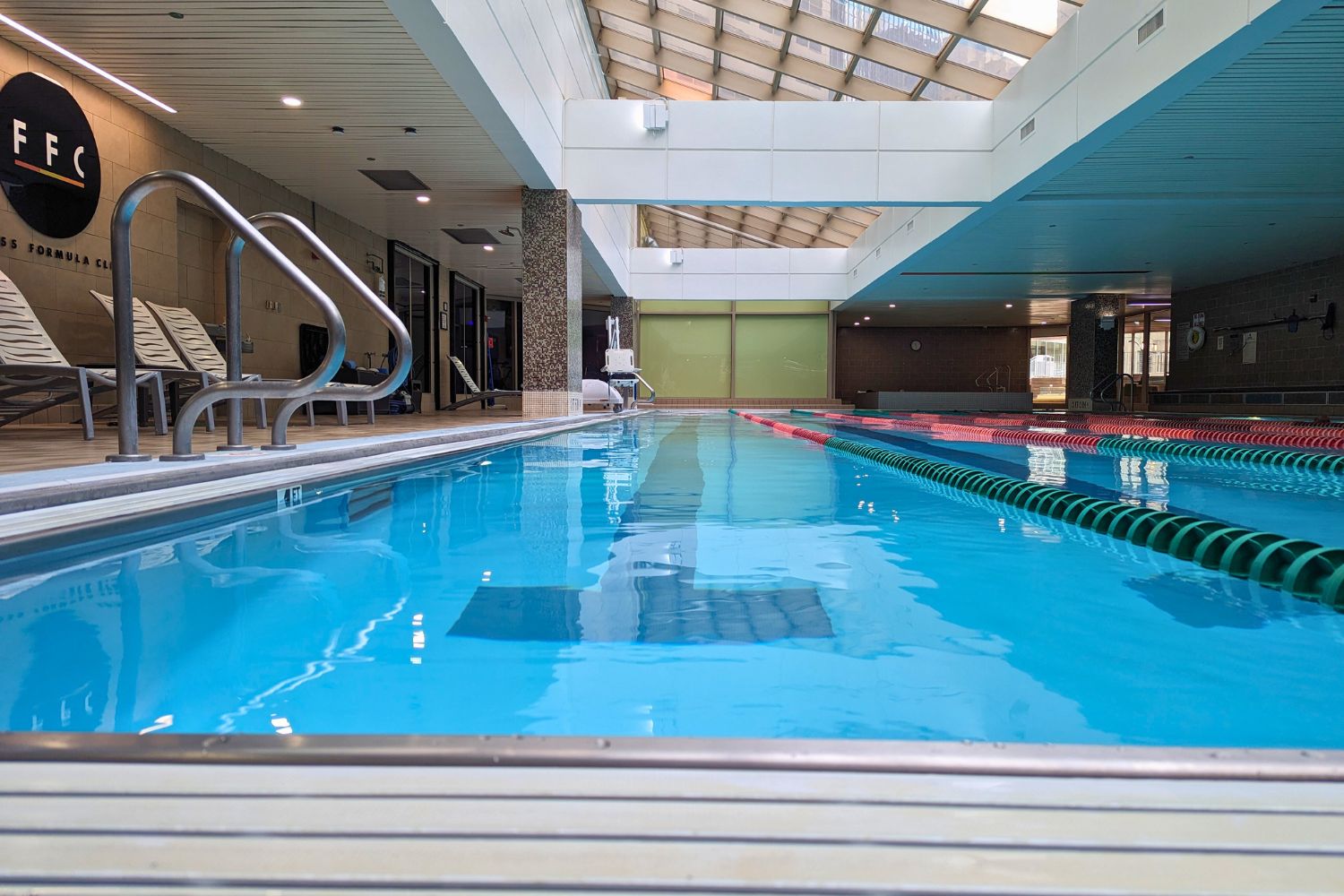view of the indoor pool at FFC West Loop