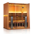 infrared sauna with red light therapy at the best gym in chicago.jpg