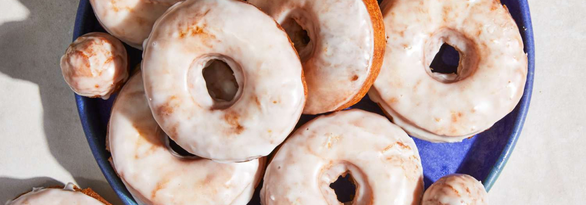 Donuts on a plate