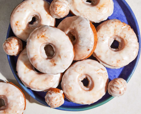 Donuts on a plate