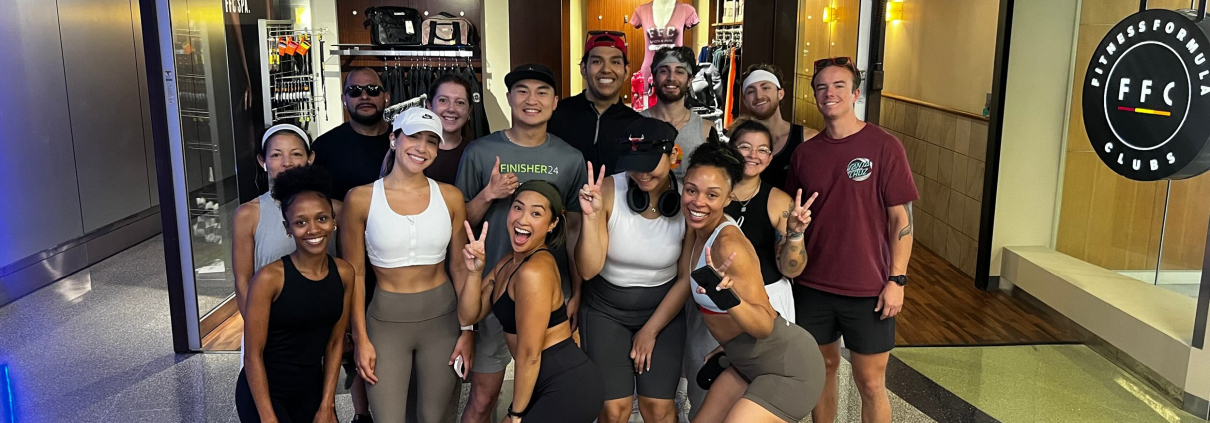 Community working out together at FFC Lincoln Park.