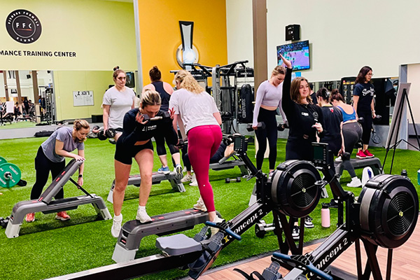 Train Like A Girl Group Fitness Class at Best Gym in Old Town.