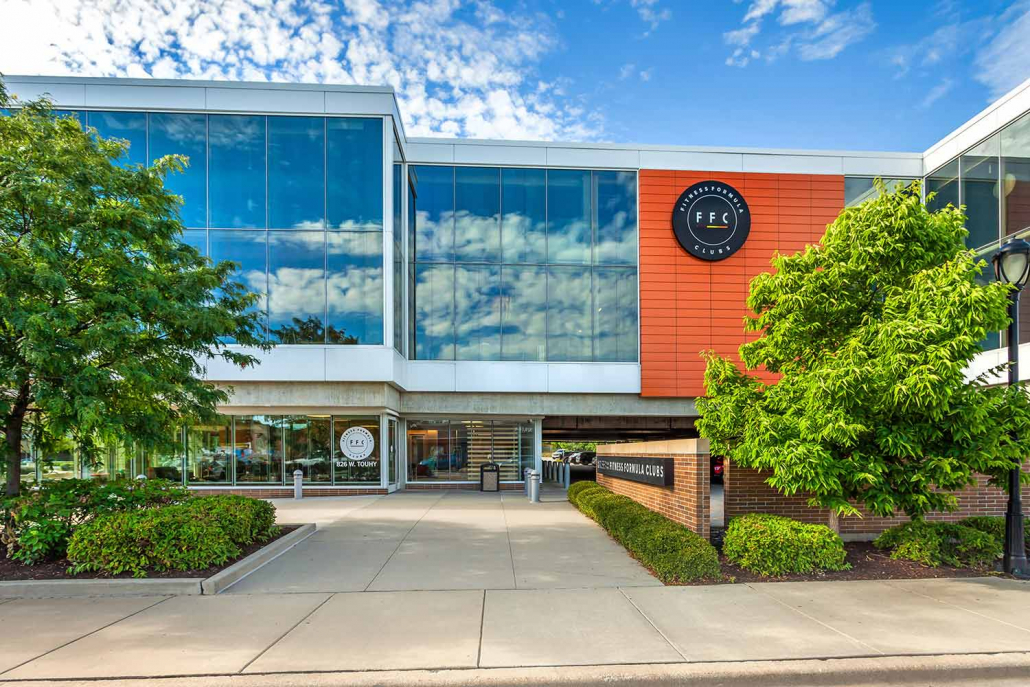 Front Entrance at FFC Park Ridge Gym.