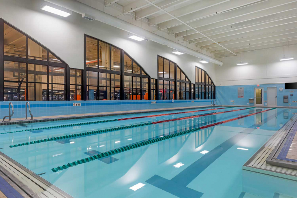 Indoor Pool with Swim Lanes at the FFC Gold Coast.