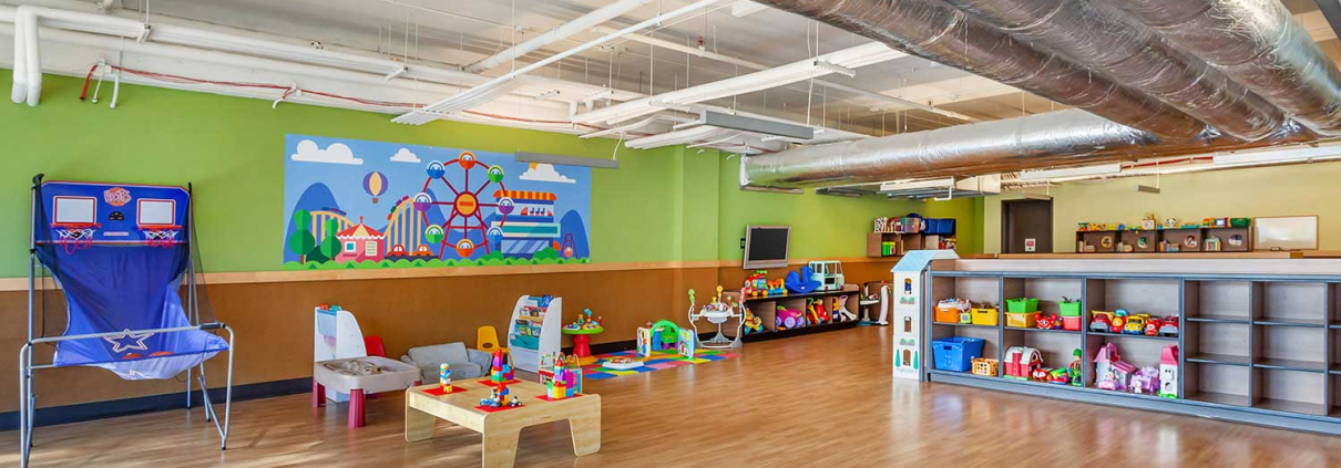 Indoor Kids Club featuring toys at FFC Park Ridge