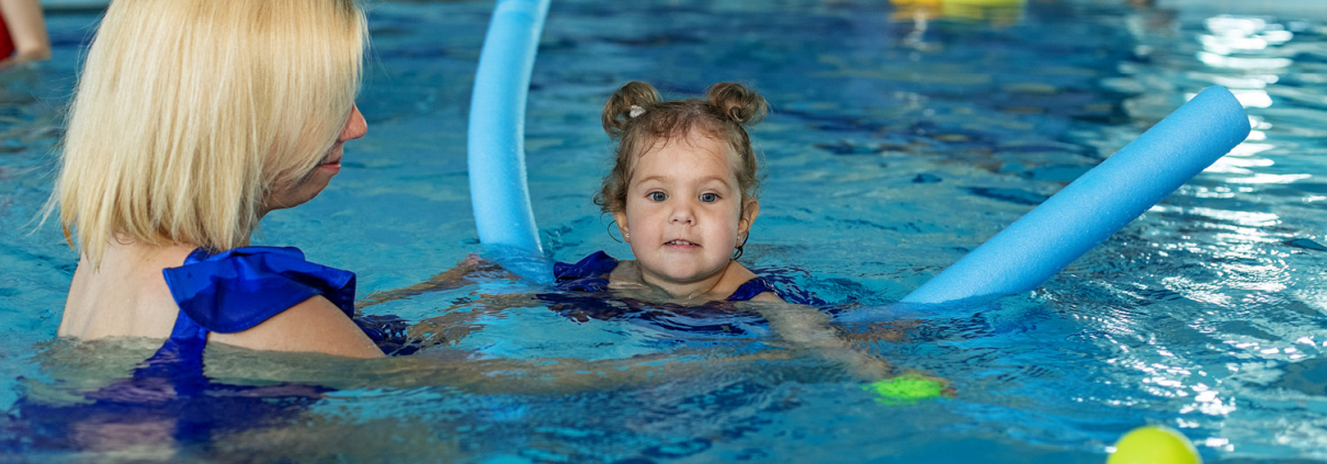 Stock Photo of AquaBabies Swim Lessons
