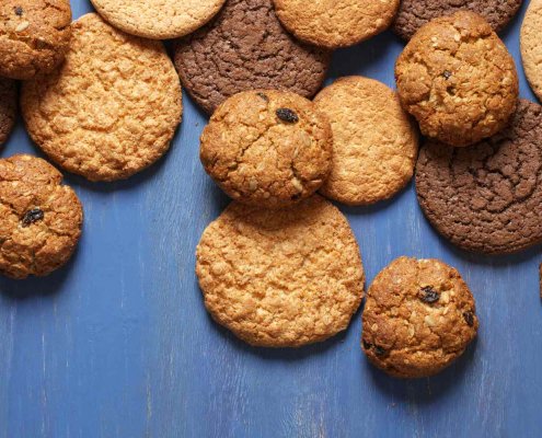 A photo of healthy cookies