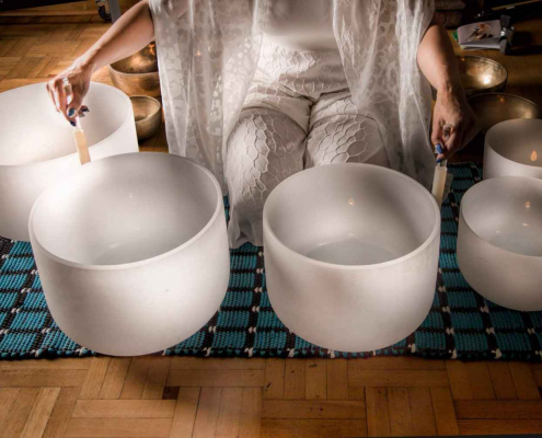 Sound bath materials