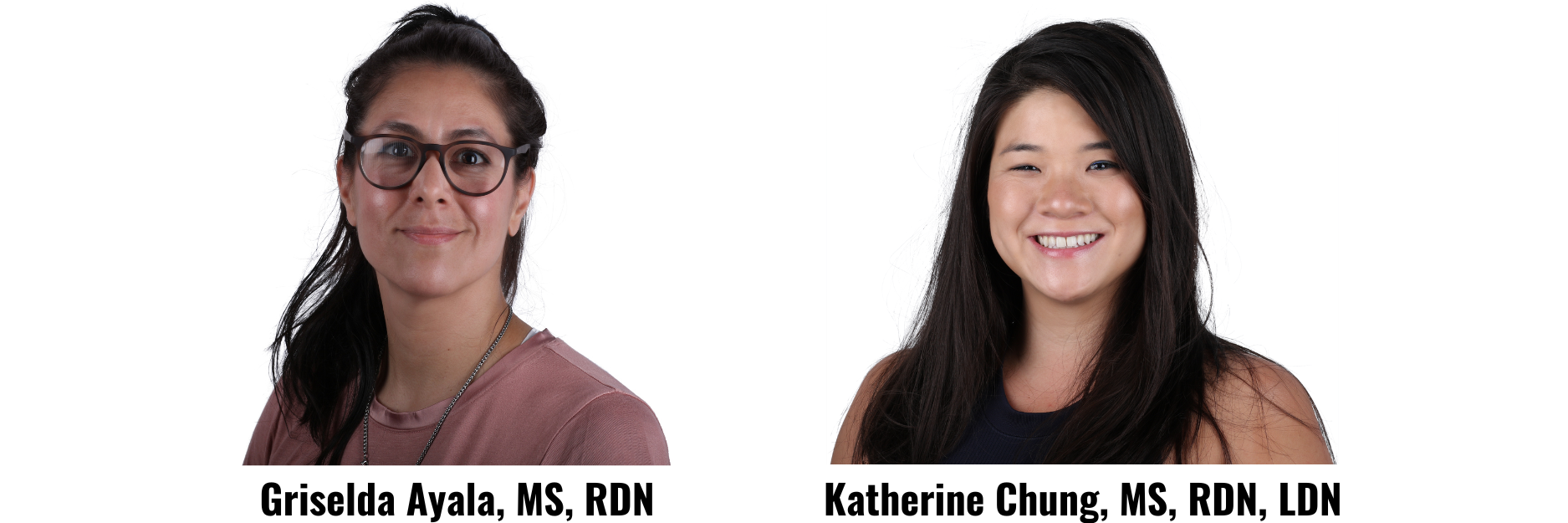 FFC Dietitian Nutritionists, Griselda Ayala and Katherine Chung