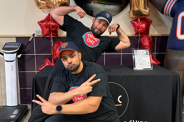 FFC East Lakeview employees dressed similarly for twin day