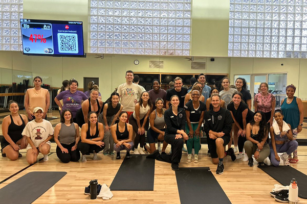 Group Fitness group photo at FFC South Loop