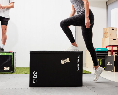 plyometric box jump test