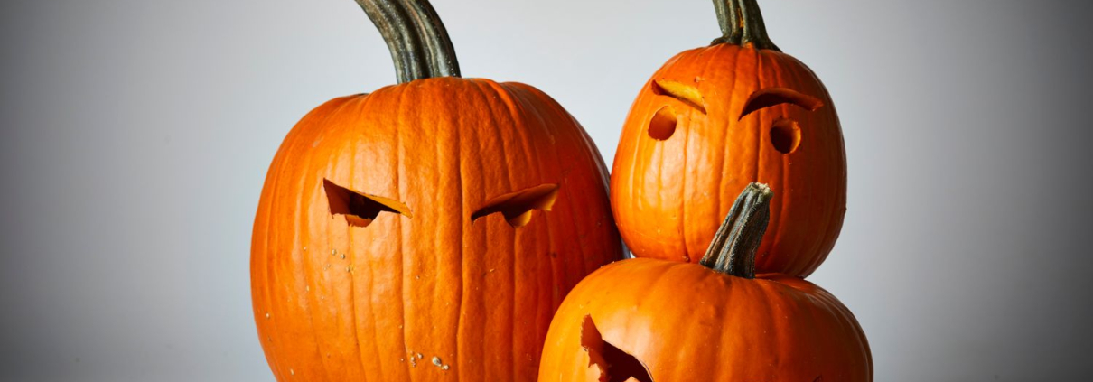 Pumpkins that are carved