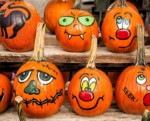 Pumpkin painting contest