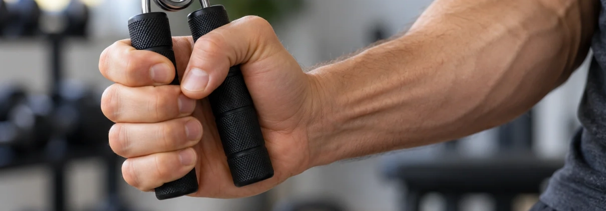 Hand gripper strength equipment